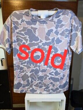 Unisex Tiktok Camouflage Short Sleeve